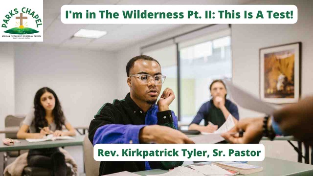 I’m in the Wilderness Pt. II:  This is A Test!
